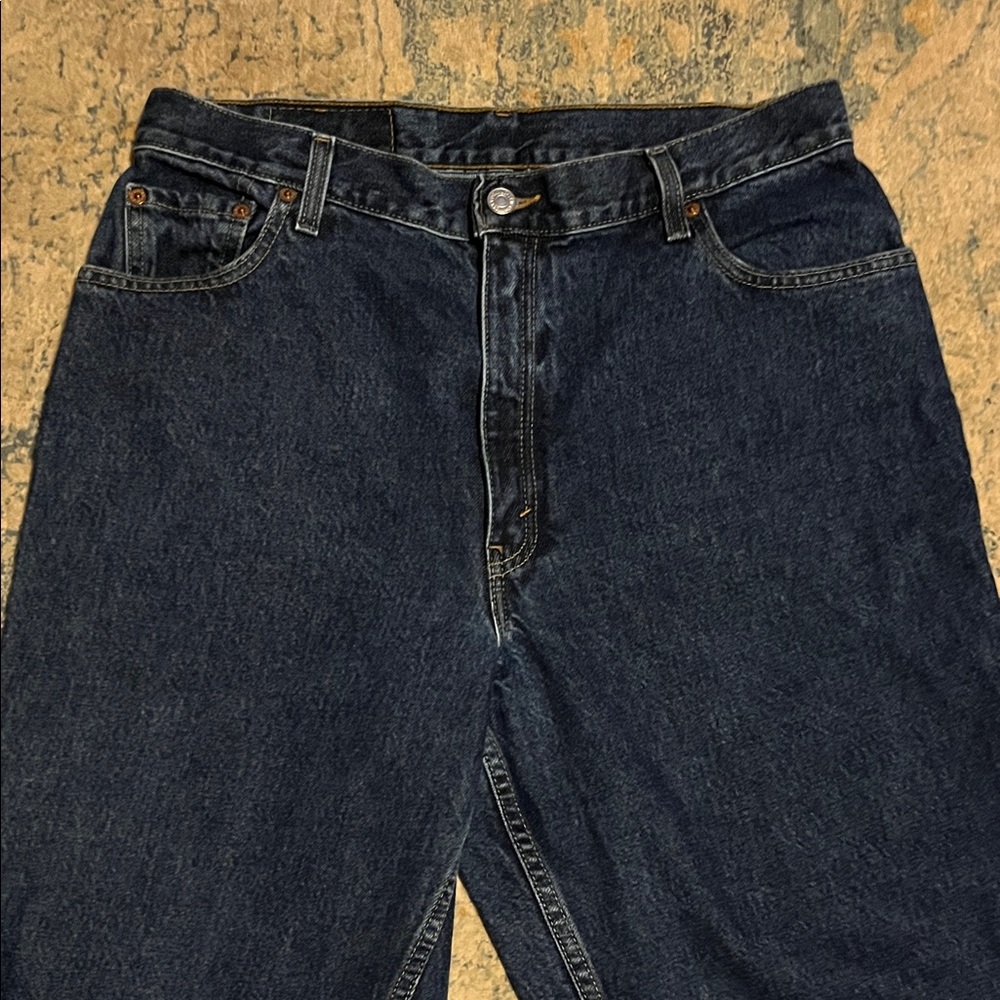 Levi's Dark Blue Straight Leg Women's Jeans